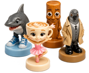 Game of Nerves playing pieces