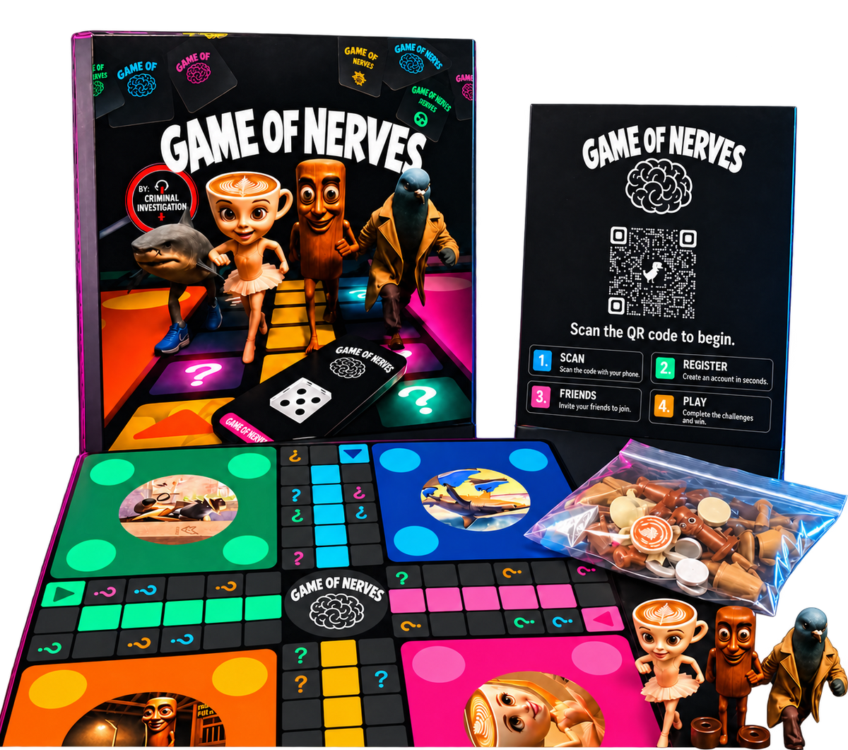 Game of Nerves: box contents